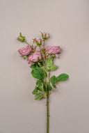 Faux long pink roses