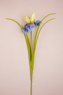Faux Silk Iris Flower Purple
