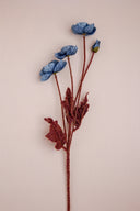 Faux Poppy Blue