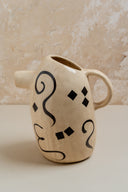 Hand Painted Abstract Graphic Vase Small