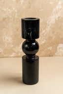 Marmo Nero Candlestand Medium