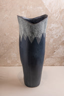 Charcoal Grey Designer Vase