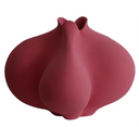 Bold Crimson Bloom Vase